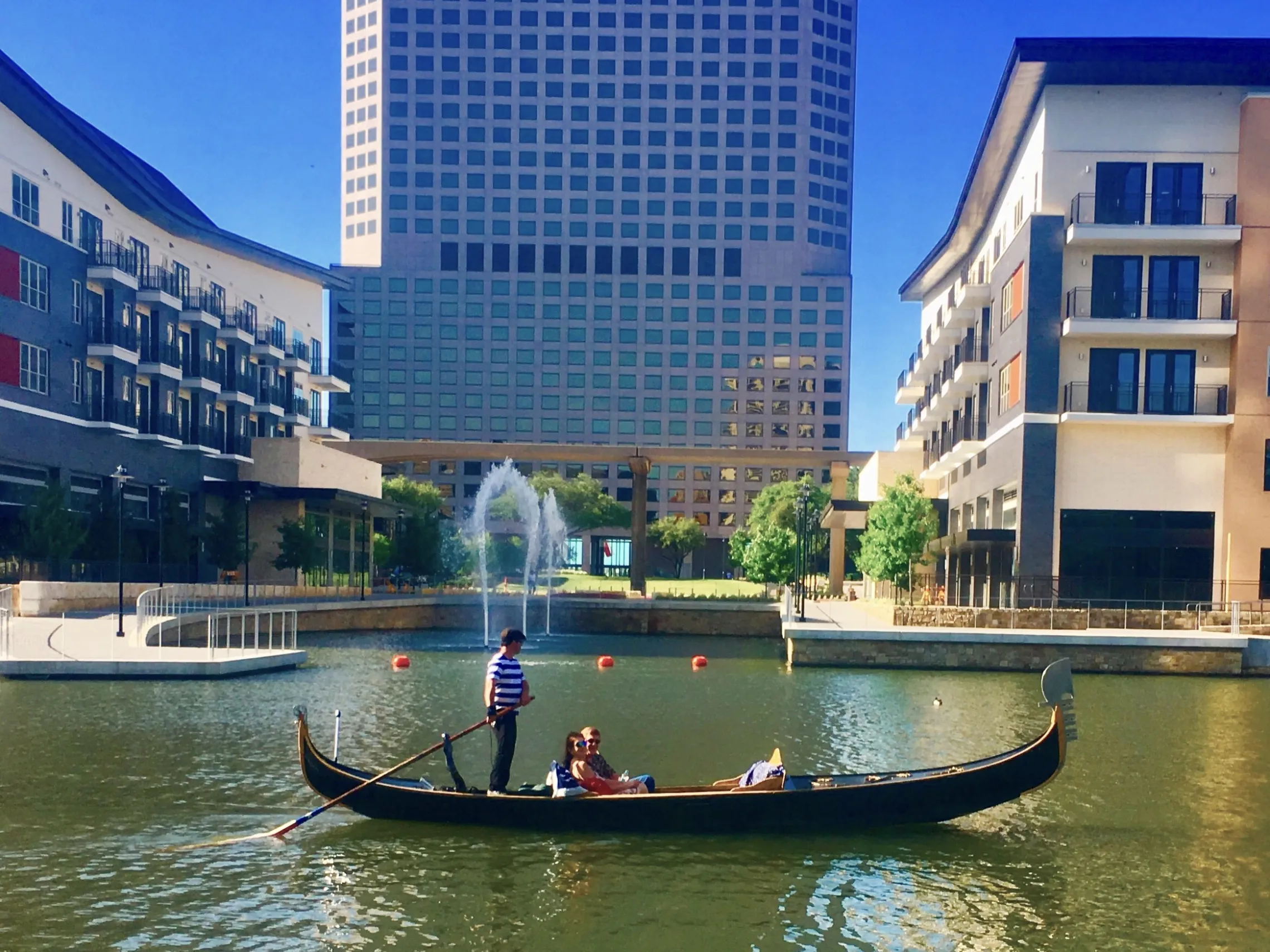 buildings and gondolas in irving
